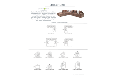 Noah 5 Piece Sectional
